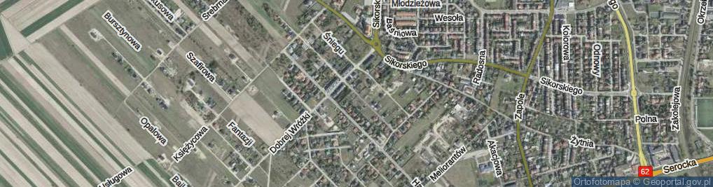 Zdjęcie satelitarne Piotrusia Pana ul.